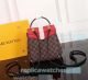 knockoff L---V Clapton Gold Lock Soft Red&Brown Genuine Leather Shoulders Bag (8)_th.jpg